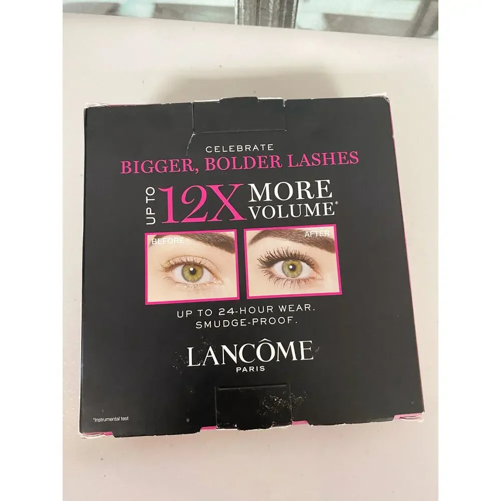 Lancome Monsieur Big Mascara Set Full Mini Mascara Heart Mirror Limited Edition